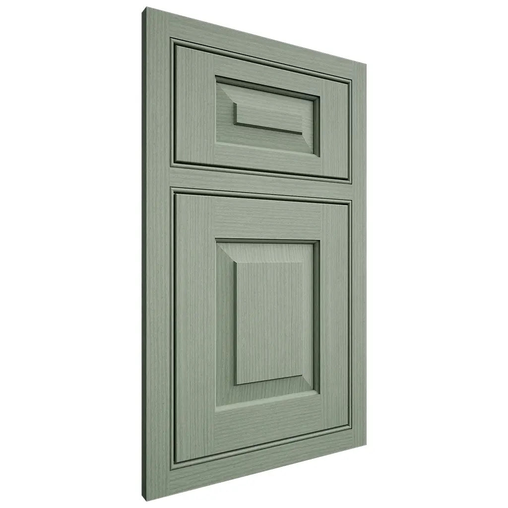 Shiloh Cabinetry Beaded Inset Richmond White Oak Rift Cut Moss Door