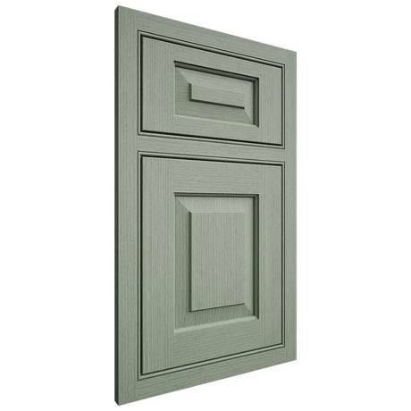 Shiloh Cabinetry Beaded Inset Richmond White Oak Rift Cut Moss Door