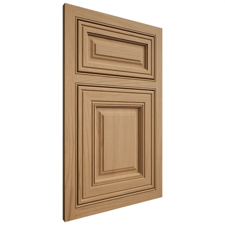 Shiloh Cabinetry Beaded Inset Savannah Alder Plain Cut Natural Door
