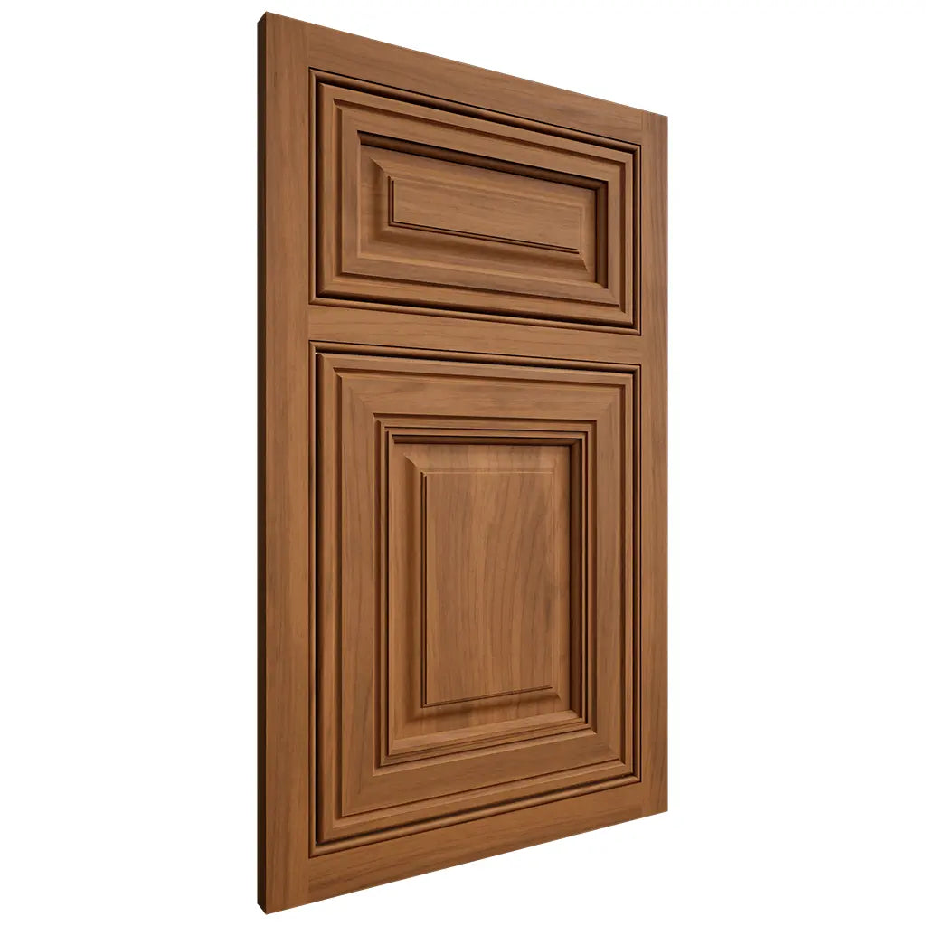 Shiloh Cabinetry Beaded Inset Savannah Hickory Plain Cut Chestnut Door