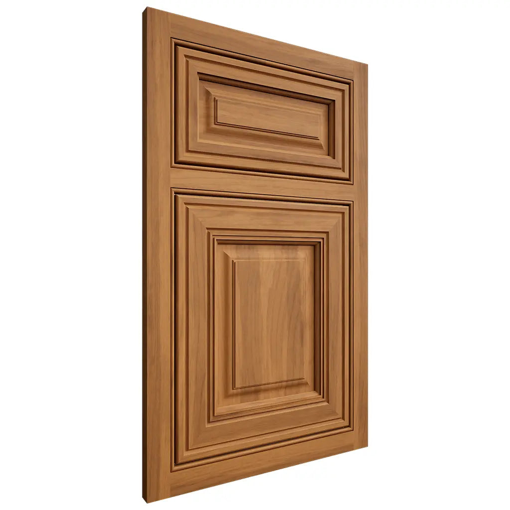 Shiloh Cabinetry Beaded Inset Savannah Hickory Plain Cut Medium Door
