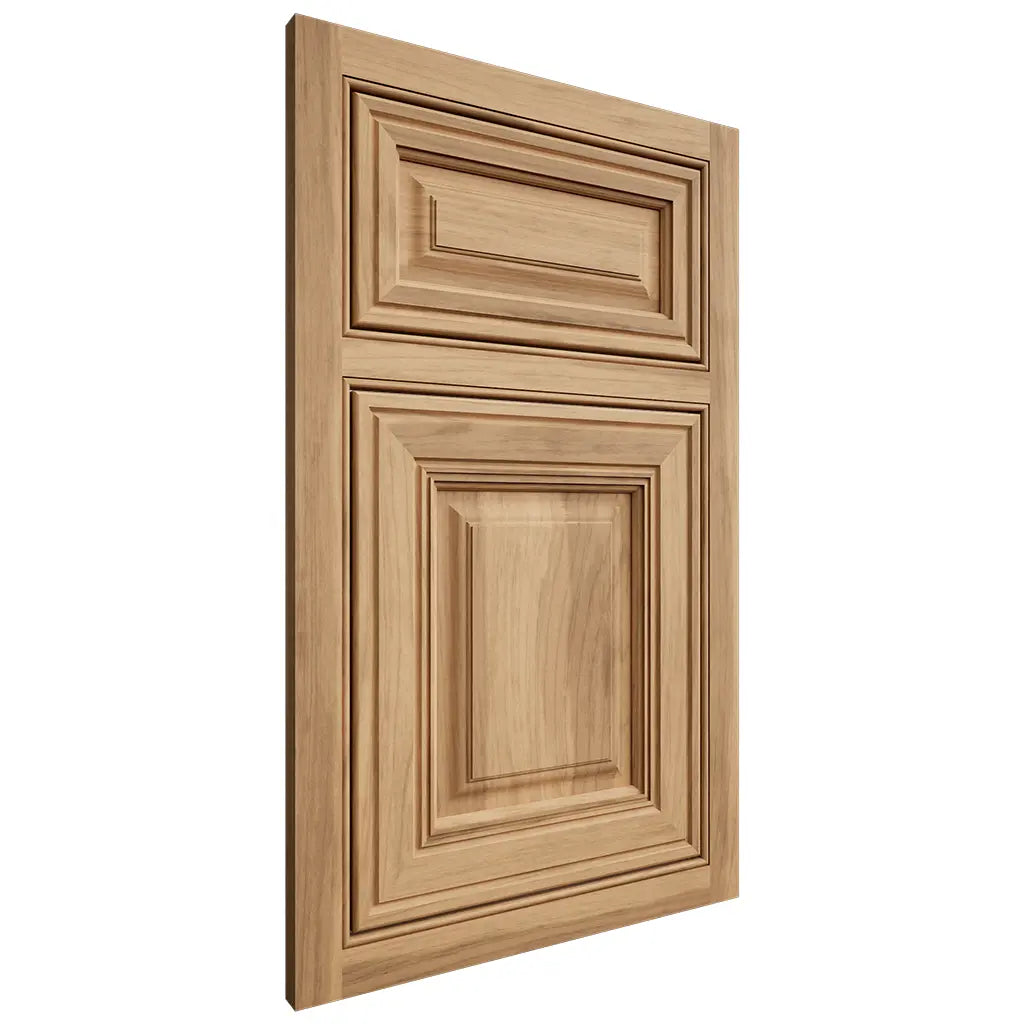 Shiloh Cabinetry Beaded Inset Savannah Hickory Plain Cut Natural Door