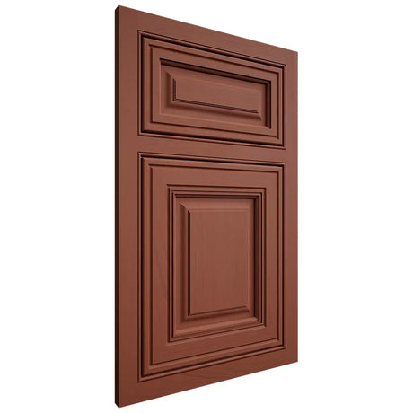 Shiloh Cabinetry Beaded Inset Savannah Maple Plain Cut Cayenne Door