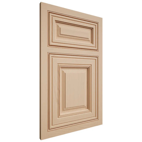 Shiloh Cabinetry Beaded Inset Savannah Maple Plain Cut Natural Door