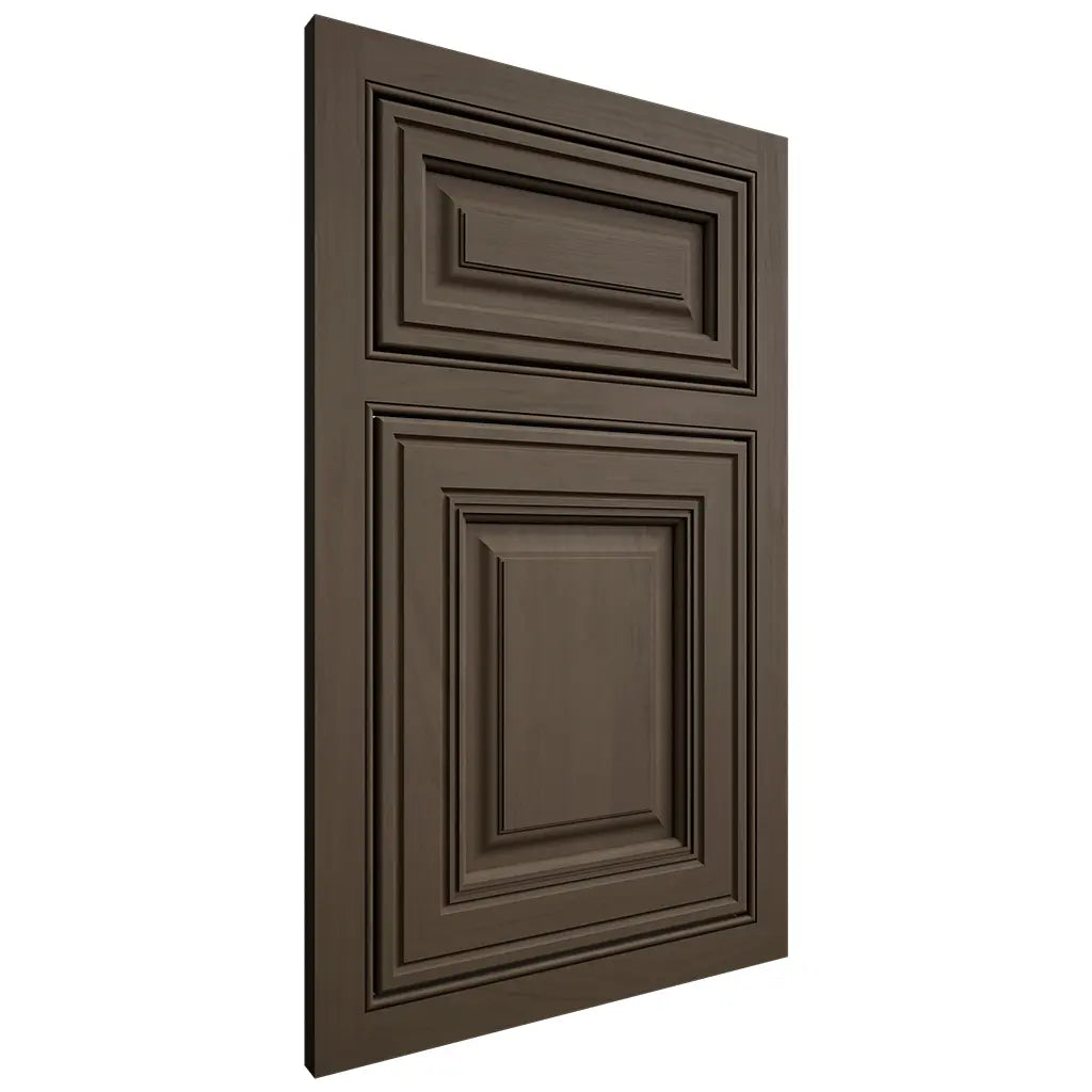 Shiloh Cabinetry Beaded Inset Savannah Maple Plain Cut Perfect Brown Door