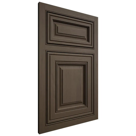 Shiloh Cabinetry Beaded Inset Savannah Maple Plain Cut Perfect Brown Door