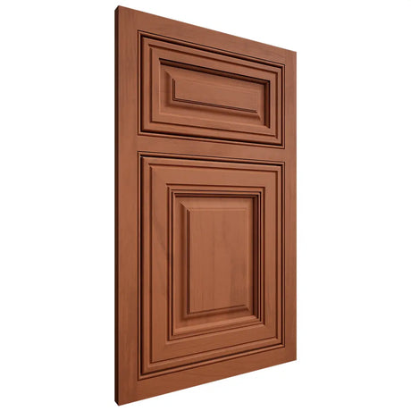 Shiloh Cabinetry Beaded Inset Savannah Maple Plain Cut Spice Door