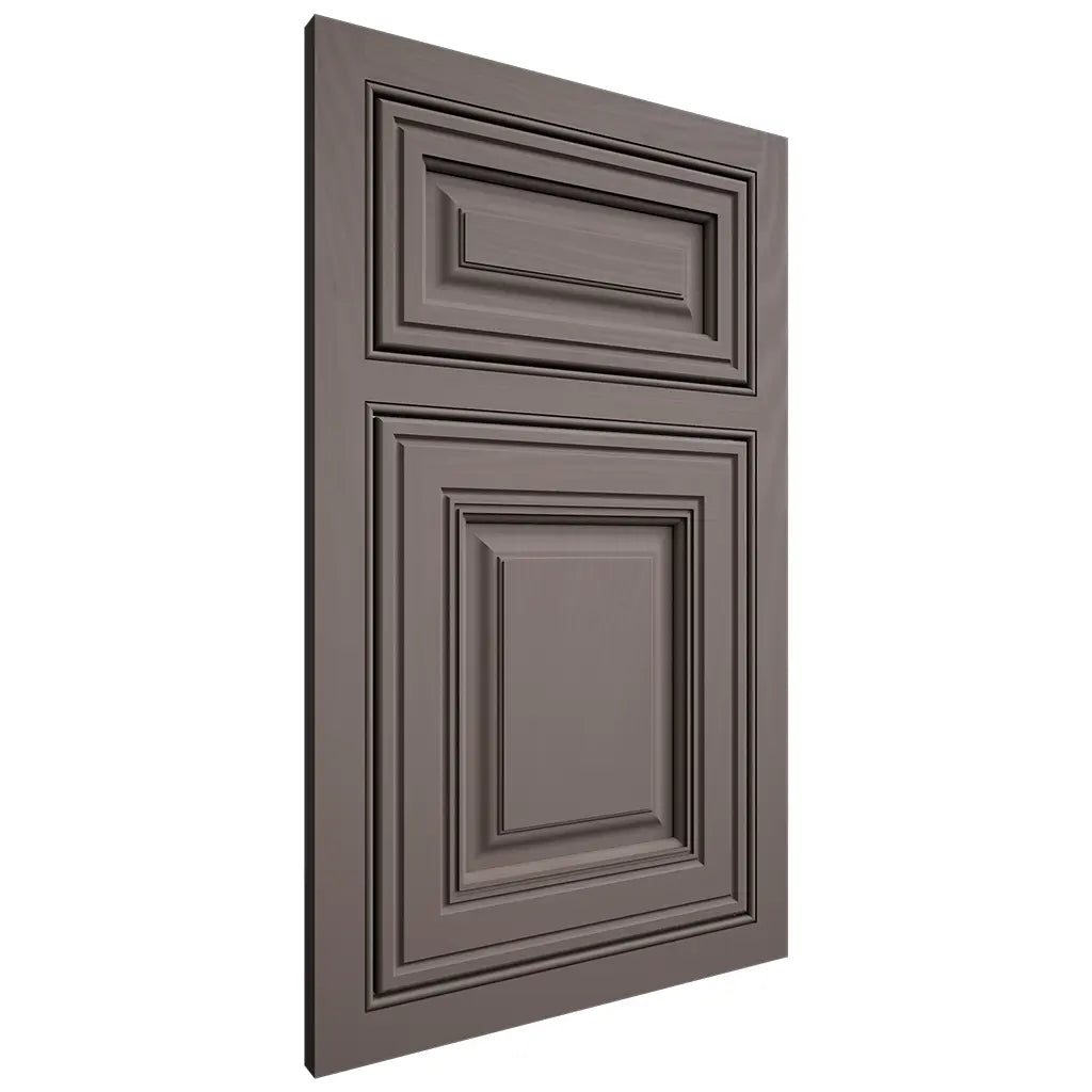 Shiloh Cabinetry Beaded Inset Savannah Poplar Plain Cut Heatherstone Door