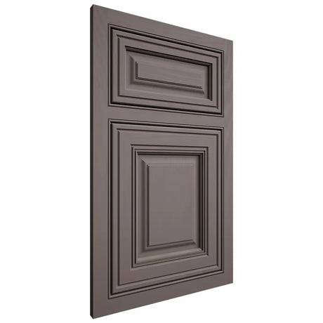 Shiloh Cabinetry Beaded Inset Savannah Poplar Plain Cut Heatherstone Door