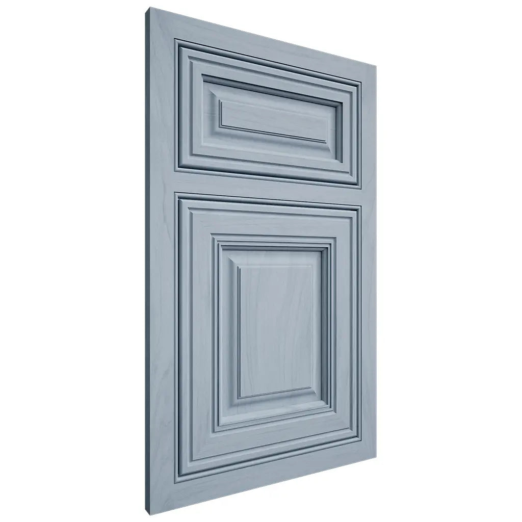 Shiloh Cabinetry Beaded Inset Savannah Poplar Plain Cut Sky Door