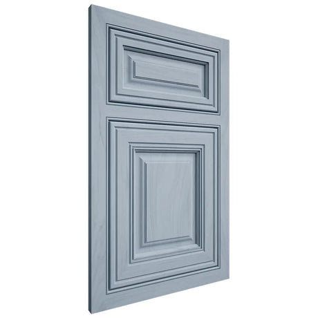 Shiloh Cabinetry Beaded Inset Savannah Poplar Plain Cut Sky Door