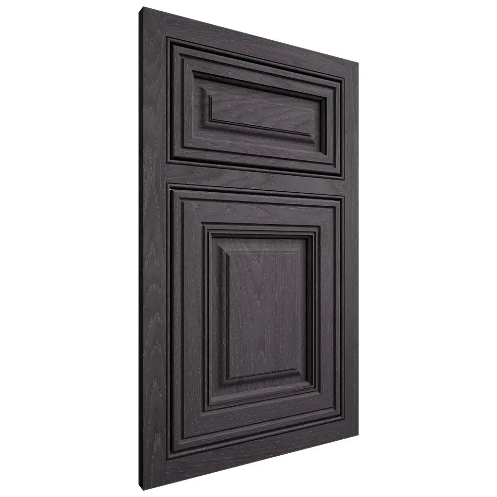 Shiloh Cabinetry Beaded Inset Savannah Red Oak Plain Cut Harbor Door