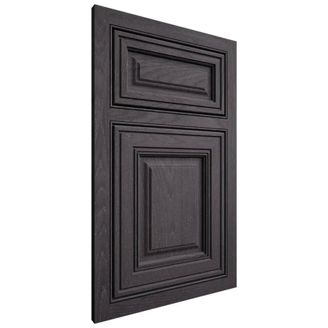 Shiloh Cabinetry Beaded Inset Savannah Red Oak Plain Cut Harbor Door