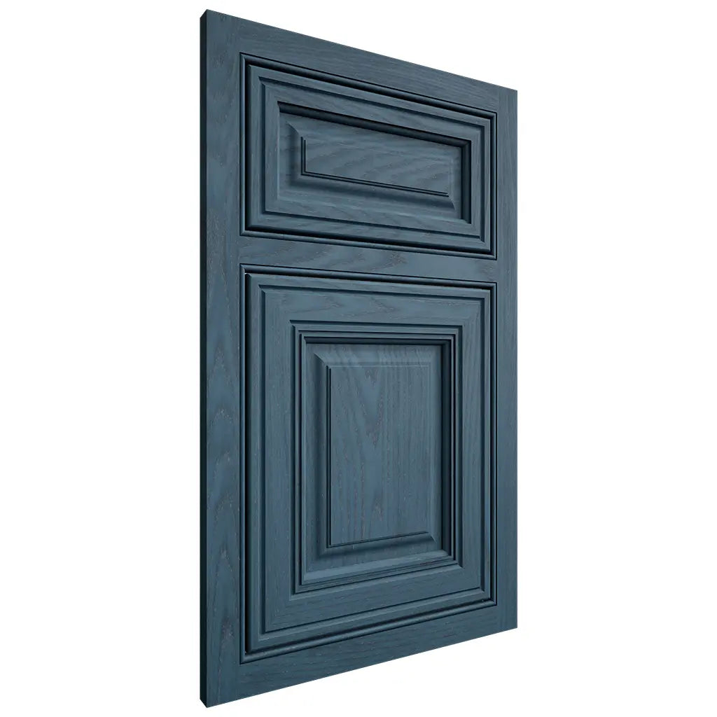 Shiloh Cabinetry Beaded Inset Savannah Red Oak Plain Cut Hudson Door