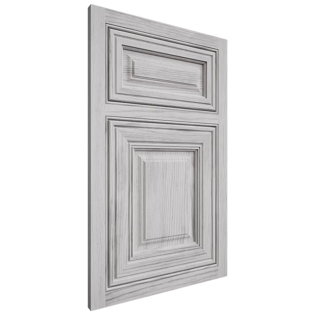 Shiloh Cabinetry Beaded Inset Savannah Walnut Plain Cut Stratus Door