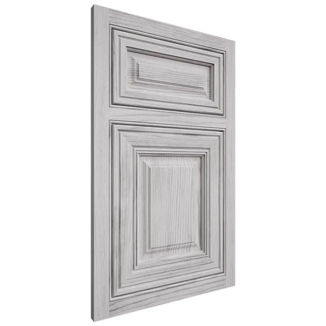 Shiloh Cabinetry Beaded Inset Savannah Walnut Plain Cut Stratus Door