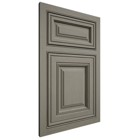 Shiloh Cabinetry Beaded Inset Savannah Walnut Plain Cut Thyme Door