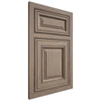 Shiloh Cabinetry Beaded Inset Savannah White Oak Plain Cut Almond Door