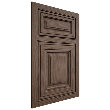 Shiloh Cabinetry Beaded Inset Savannah White Oak Plain Cut Mineral Door