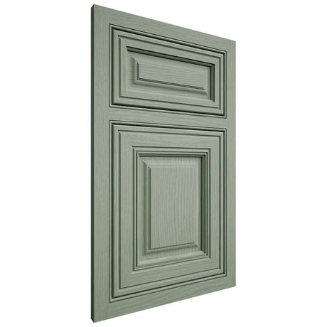 Shiloh Cabinetry Beaded Inset Savannah White Oak Plain Cut Moss Door