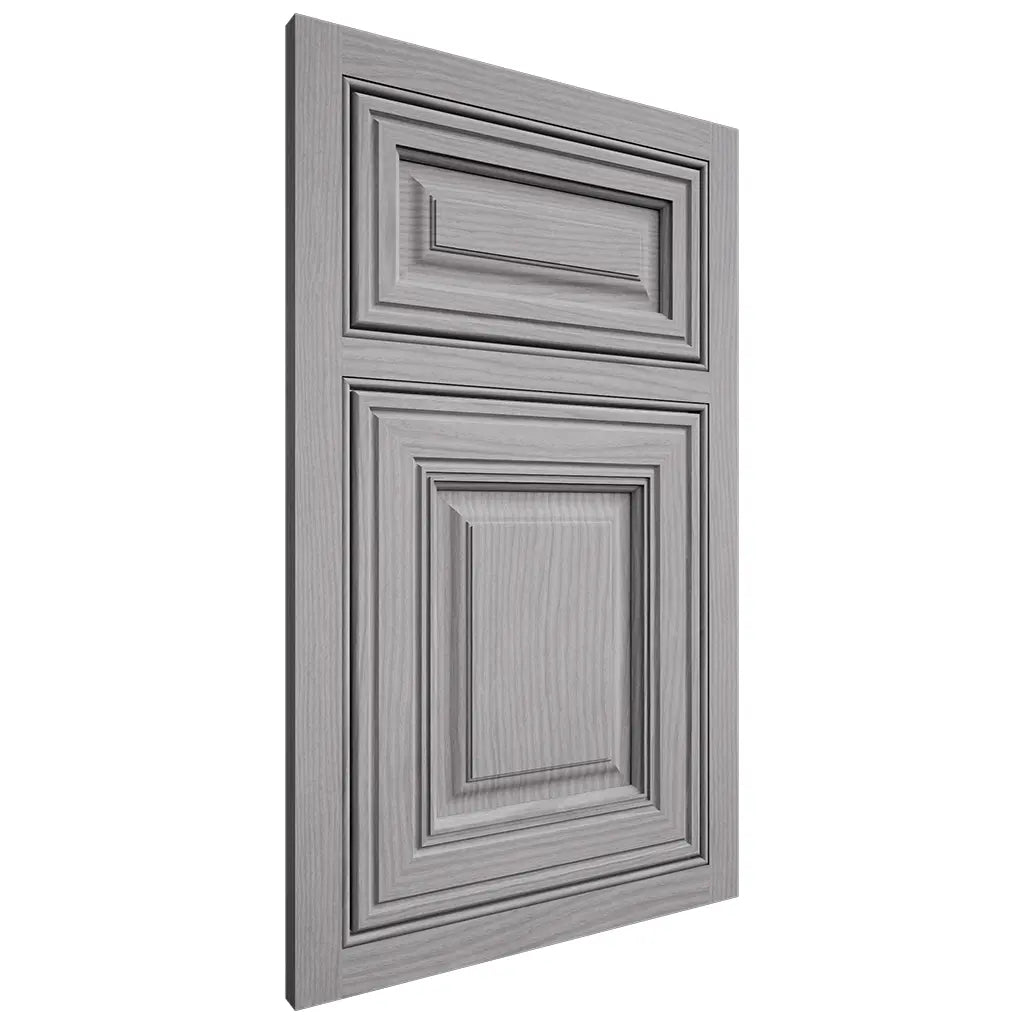 Shiloh Cabinetry Beaded Inset Savannah White Oak Plain Cut Stratus Door