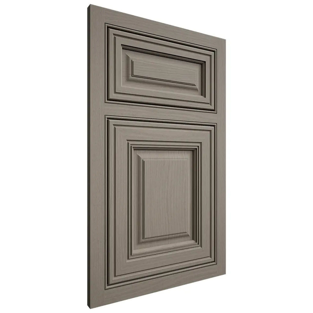 Shiloh Cabinetry Beaded Inset Savannah White Oak Plain Cut Thyme Door