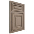 Shiloh Cabinetry Beaded Inset Savannah White Oak Quarter Sawn Almond Door