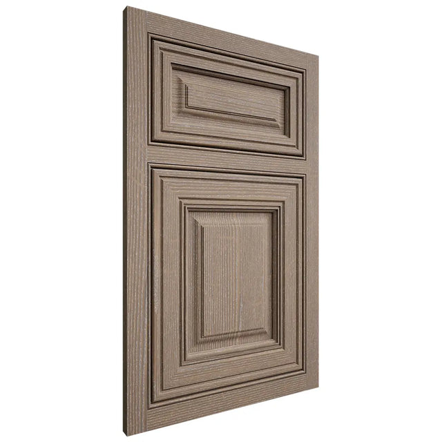 Shiloh Cabinetry Beaded Inset Savannah White Oak Quarter Sawn Almond Door
