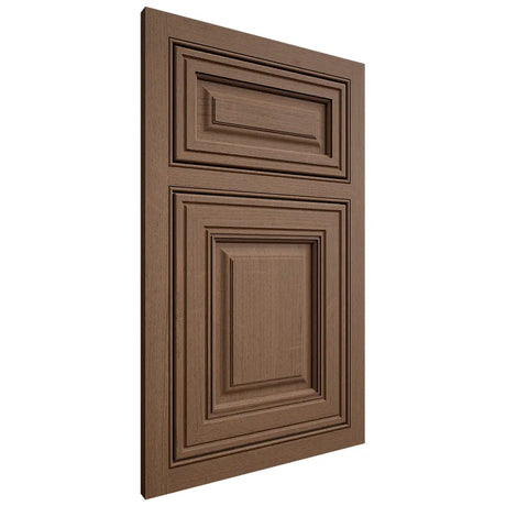 Shiloh Cabinetry Beaded Inset Savannah White Oak Quarter Sawn Autumn Door