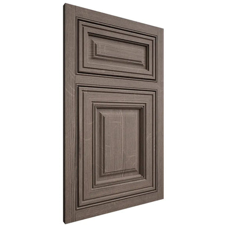 Shiloh Cabinetry Beaded Inset Savannah White Oak Quarter Sawn Clay Door