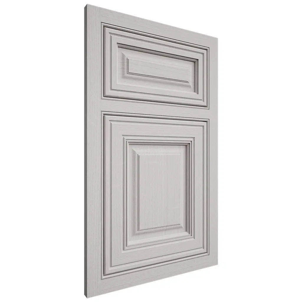 Shiloh Cabinetry Beaded Inset Savannah White Oak Quarter Sawn Cotton Door