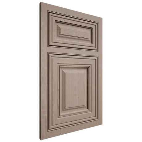 Shiloh Cabinetry Beaded Inset Savannah White Oak Quarter Sawn Whitewash Door