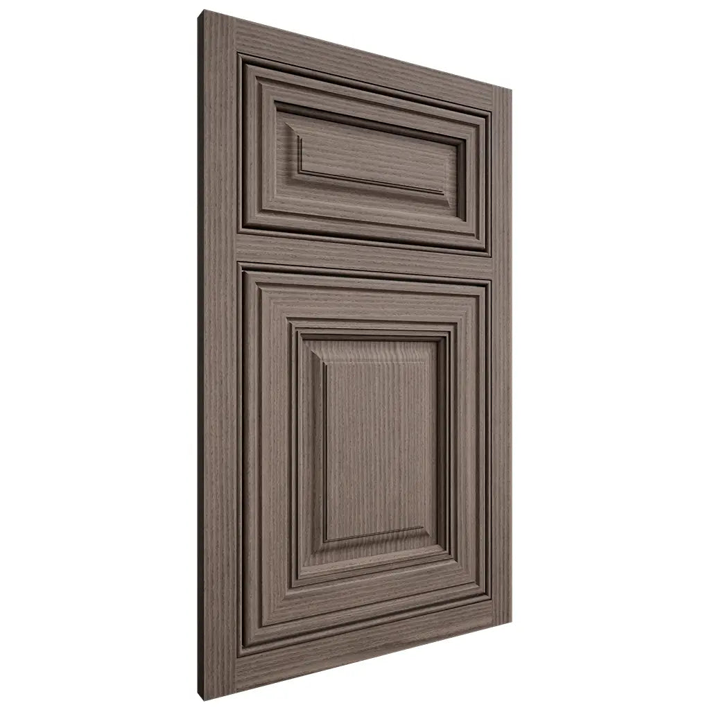 Shiloh Cabinetry Beaded Inset Savannah White Oak Rift Cut Clay Door