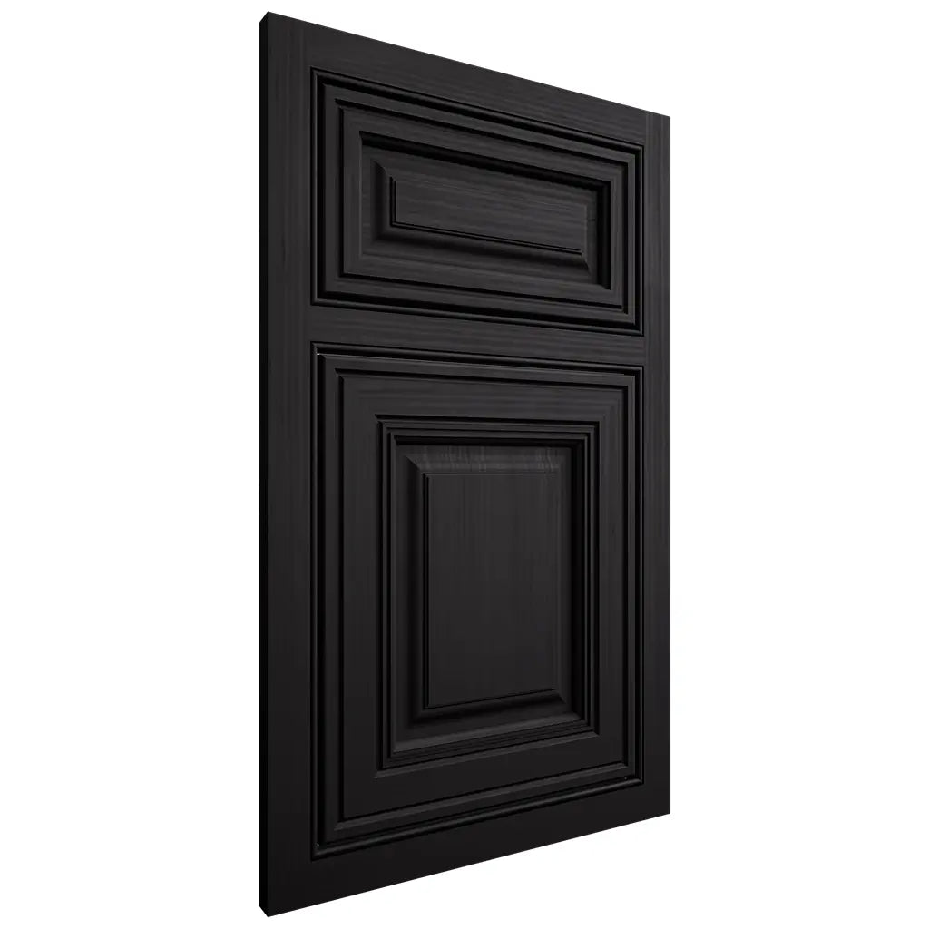 Shiloh Cabinetry Beaded Inset Savannah White Oak Rift Cut Espresso Door