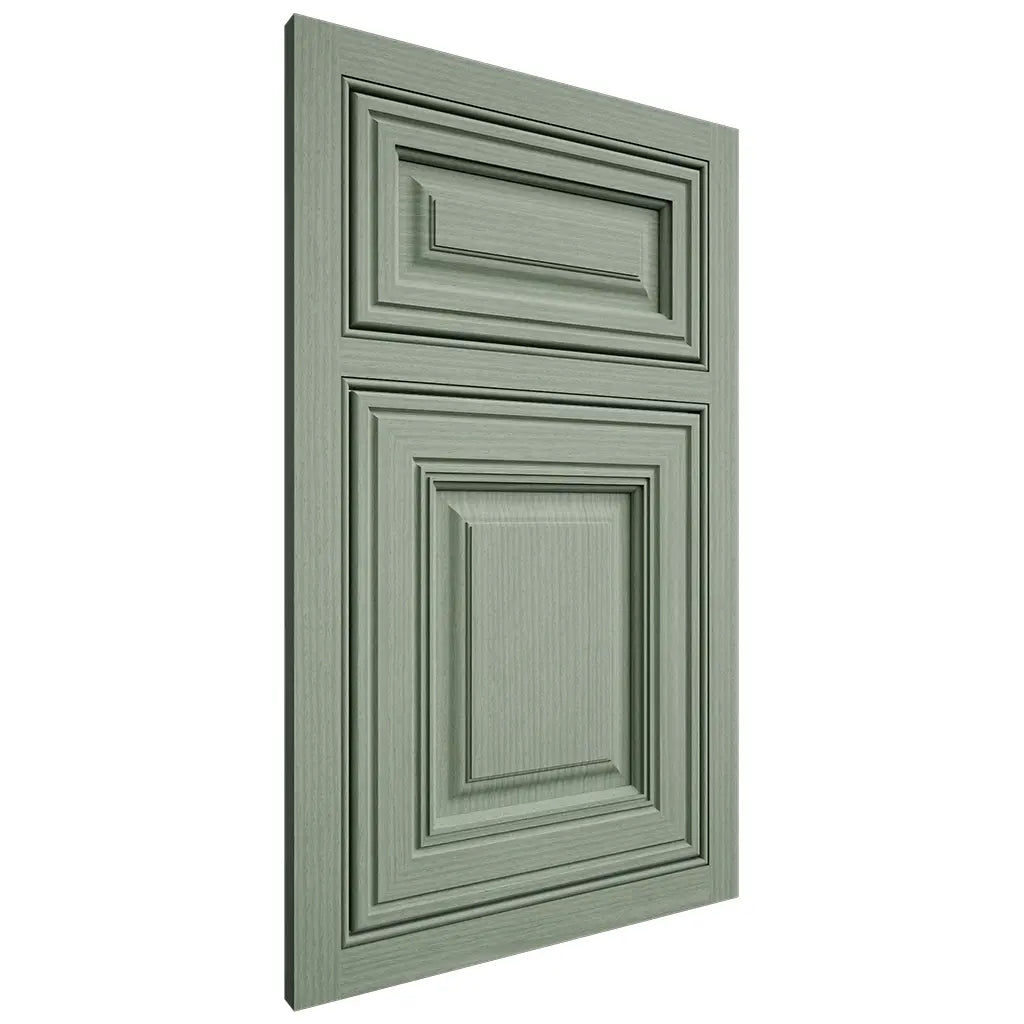 Shiloh Cabinetry Beaded Inset Savannah White Oak Rift Cut Moss Door