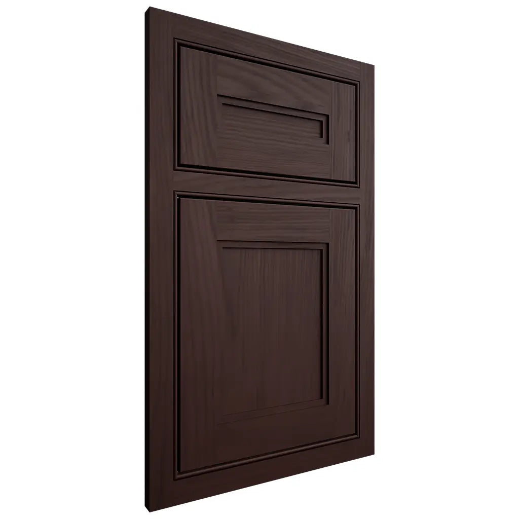 Shiloh Cabinetry Beaded Inset Scottsdale Alder Plain Cut Bistre Door