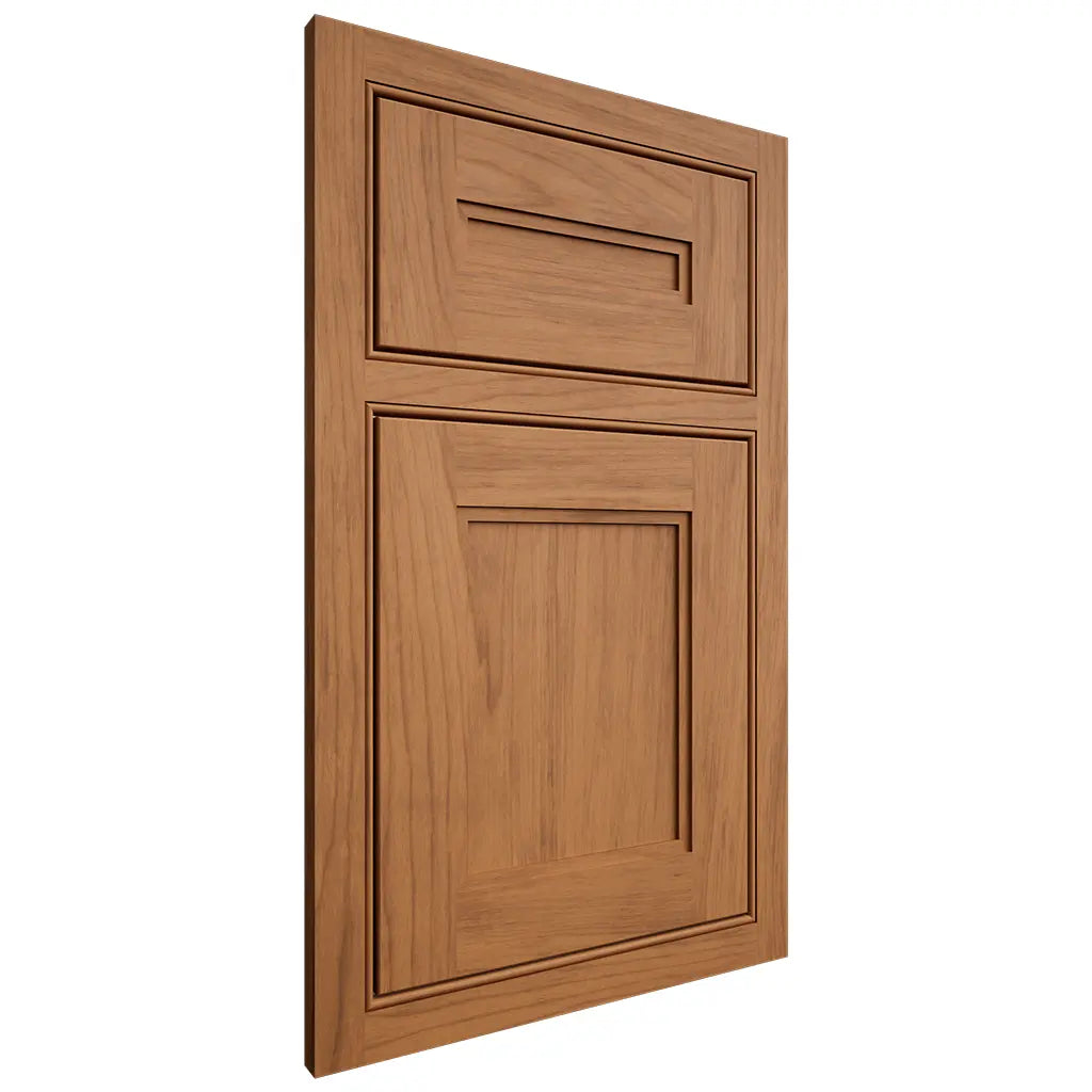 Shiloh Cabinetry Beaded Inset Scottsdale Alder Plain Cut Caramel Door