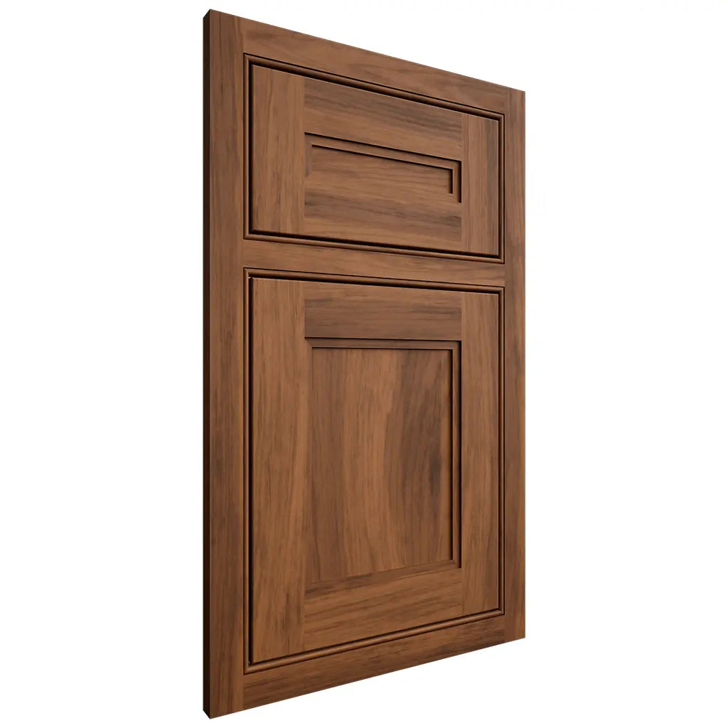 Shiloh Cabinetry Beaded Inset Scottsdale Hickory Plain Cut Burnt Sugar Door