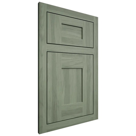 Shiloh Cabinetry Beaded Inset Scottsdale Hickory Plain Cut Moss Door