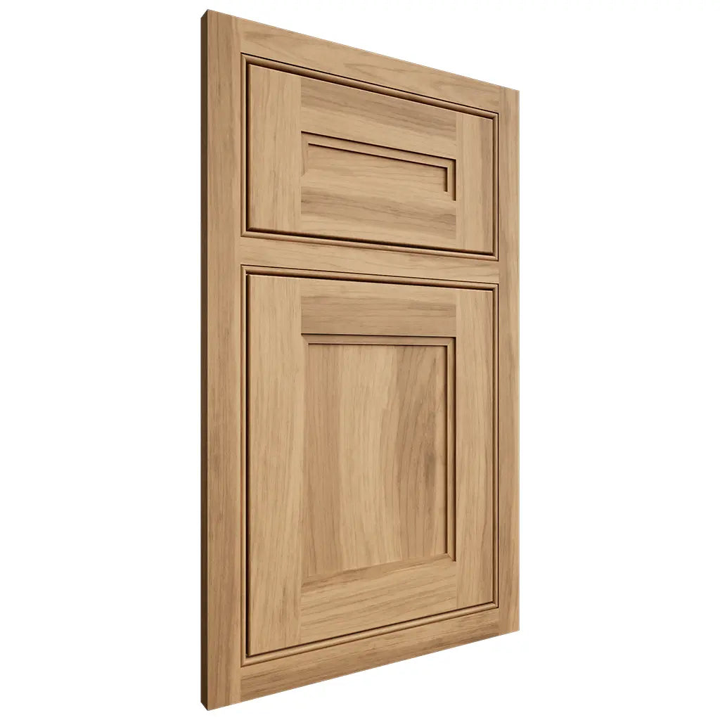 Shiloh Cabinetry Beaded Inset Scottsdale Hickory Plain Cut Natural Door