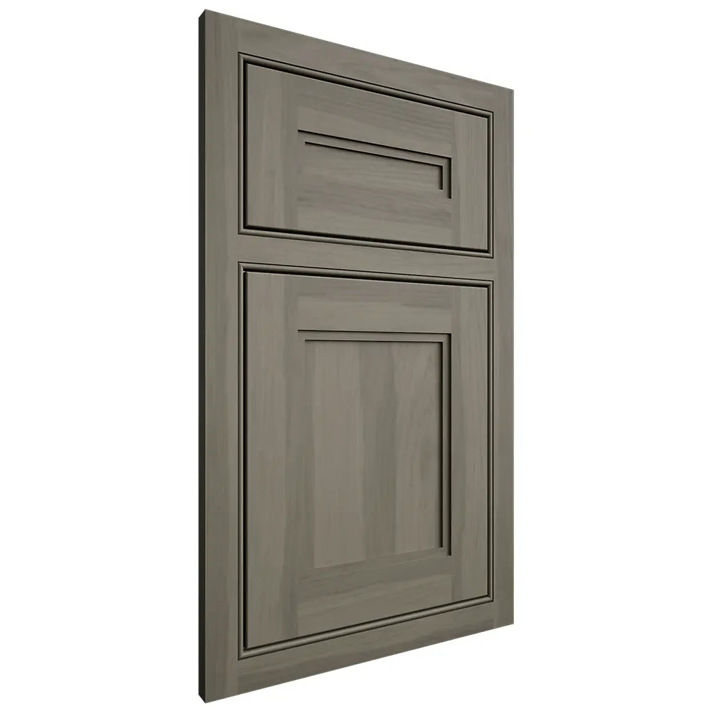Shiloh Cabinetry Beaded Inset Scottsdale Hickory Plain Cut Thyme Door