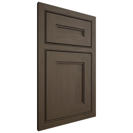 Shiloh Cabinetry Beaded Inset Scottsdale Maple Plain Cut Perfect Brown Door