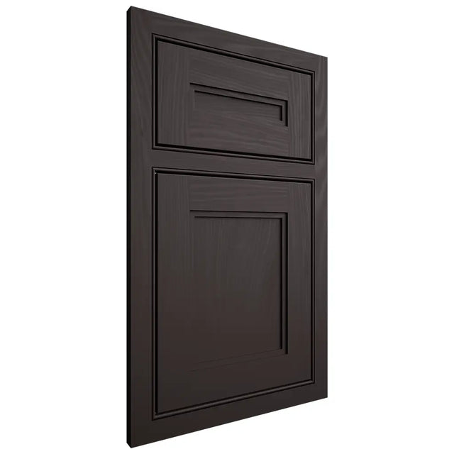 Shiloh Cabinetry Beaded Inset Scottsdale Poplar Plain Cut Carbon Door