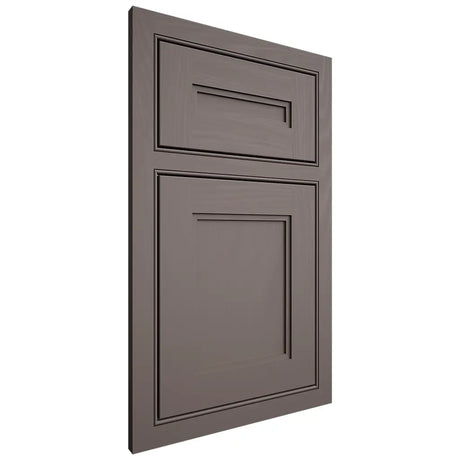 Shiloh Cabinetry Beaded Inset Scottsdale Poplar Plain Cut Heatherstone Door