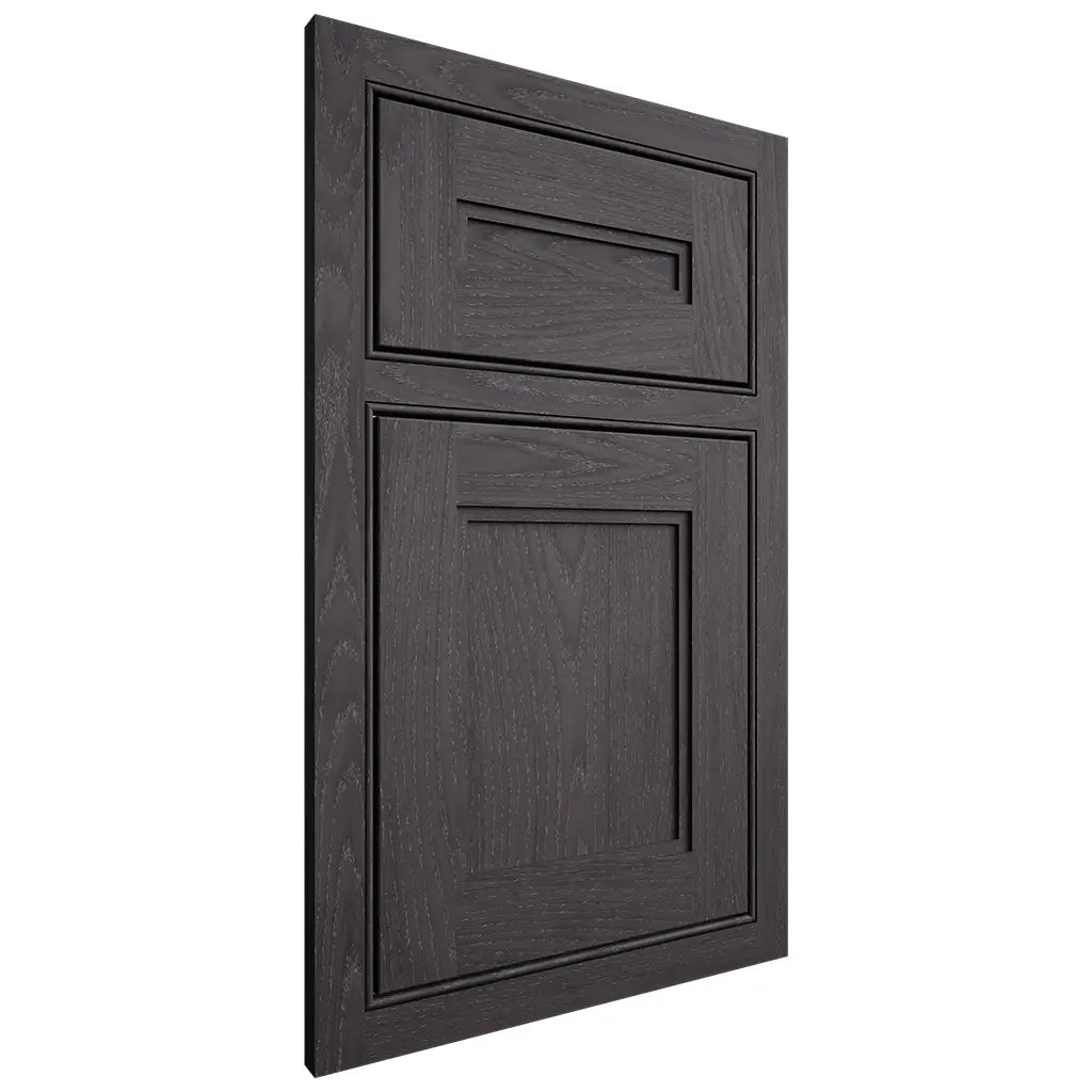 Shiloh Cabinetry Beaded Inset Scottsdale Red Oak Plain Cut Harbor Door