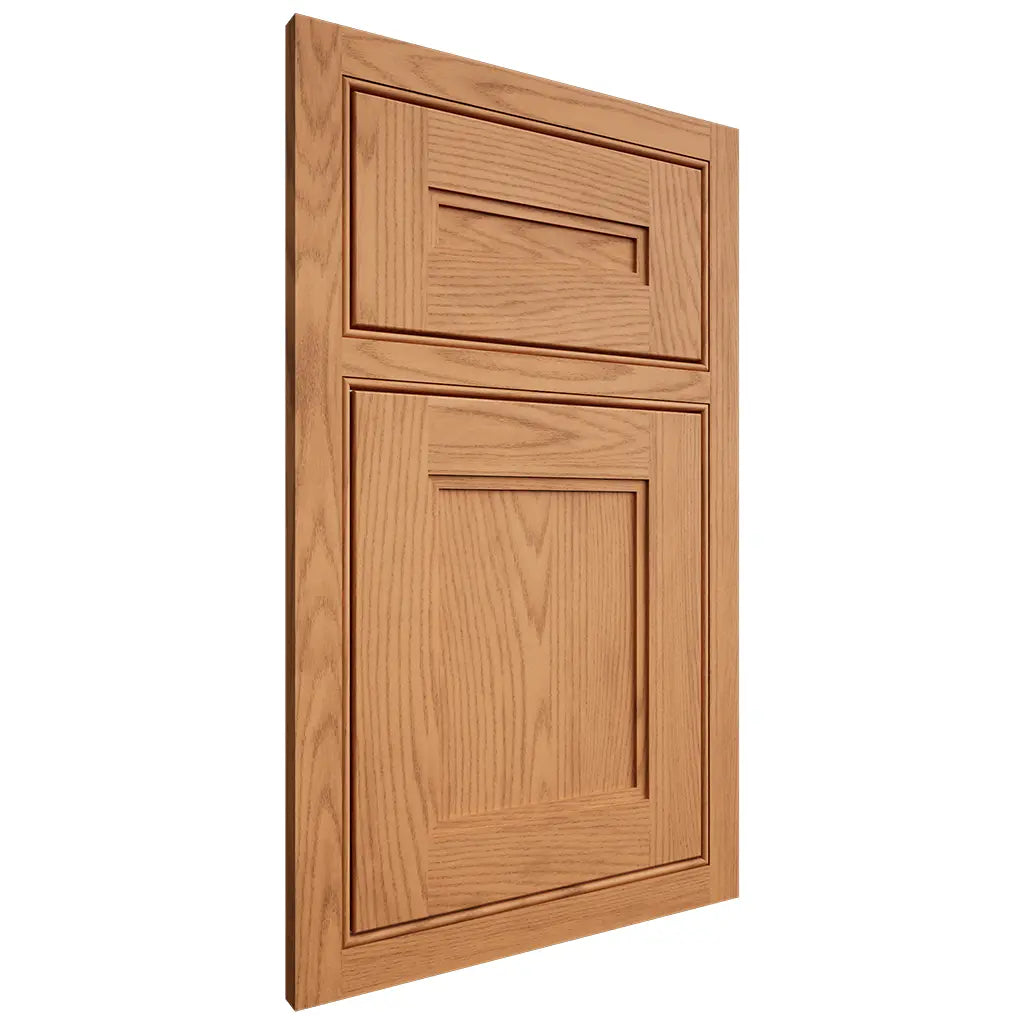Shiloh Cabinetry Beaded Inset Scottsdale Red Oak Plain Cut Medium Door