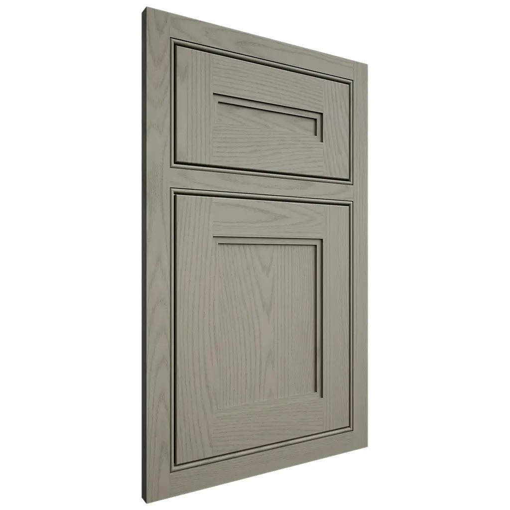 Shiloh Cabinetry Beaded Inset Scottsdale Red Oak Plain Cut Thyme Door