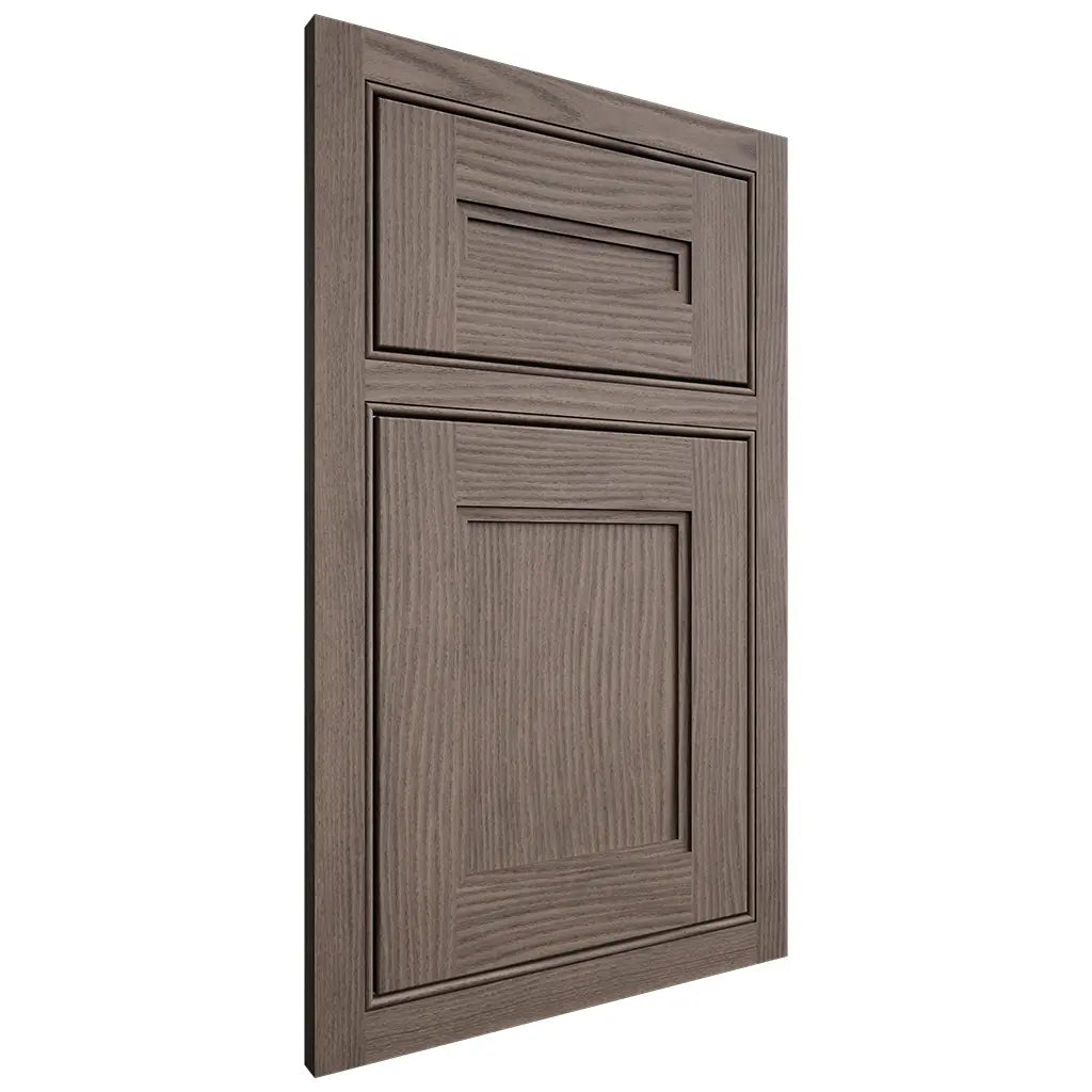 Shiloh Cabinetry Beaded Inset Scottsdale White Oak Plain Cut Clay Door