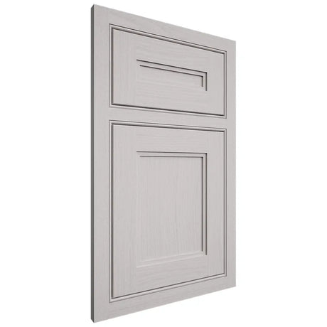 Shiloh Cabinetry Beaded Inset Scottsdale White Oak Plain Cut Cotton Door