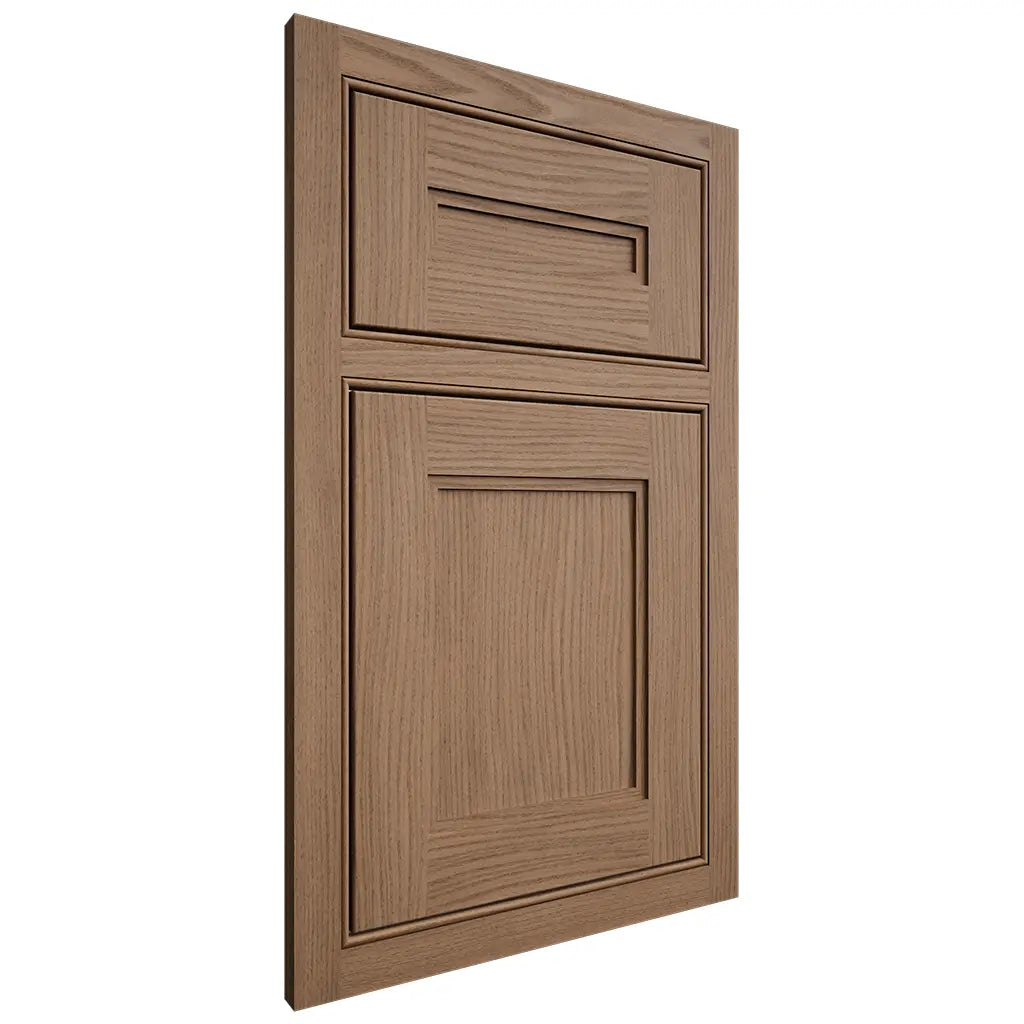 Shiloh Cabinetry Beaded Inset Scottsdale White Oak Plain Cut Medium Door